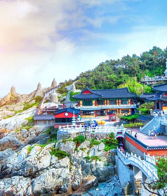 Yonggungsa Tempel in Busan in Südkorea