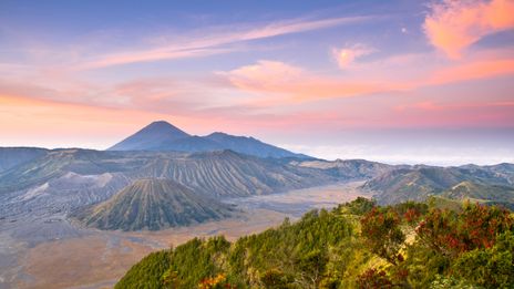 Mount Bromo Vulkan in Java