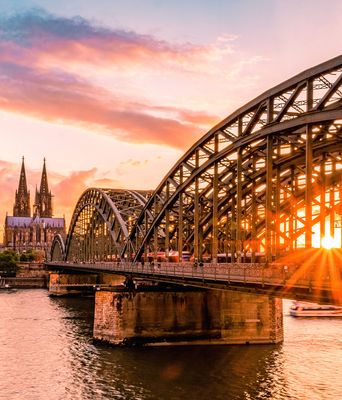 Blick auf den Dom in Köln