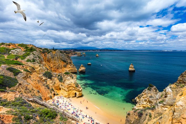 Praia do Camilo an der Algarve