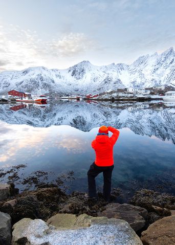 Urlauber fotografiert in Norwegen
