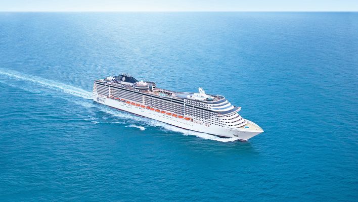 MSC Preziosa auf hoher See