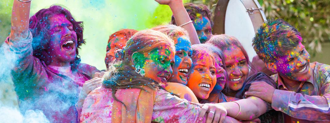 Holi Color Festival in Indien