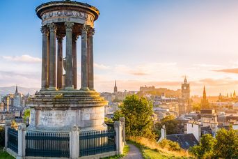 Ausblick auf Edinburgh