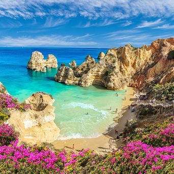 Strand an der Algarve in Portugal