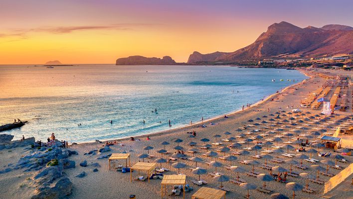 Strand auf der Insel Kreta