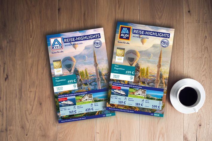 ALDI Reisemagazin Titelbild Nord & Süd Ausgabe Februar 2025