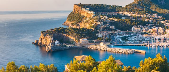 Port de Sóller auf Mallorca