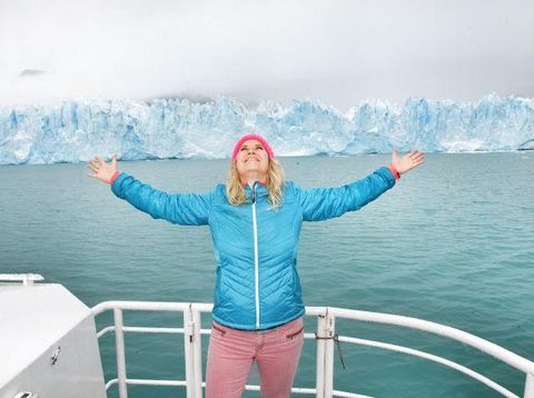 Expertin Andrea in Patagonien
