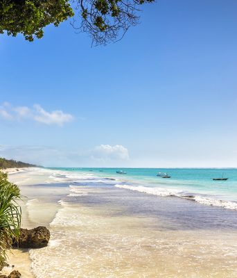 Diani beach in Kenia
