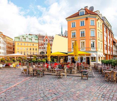 Altstadt von Riga im baltischen Lettland