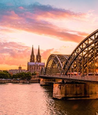Blick auf den Dom in Köln