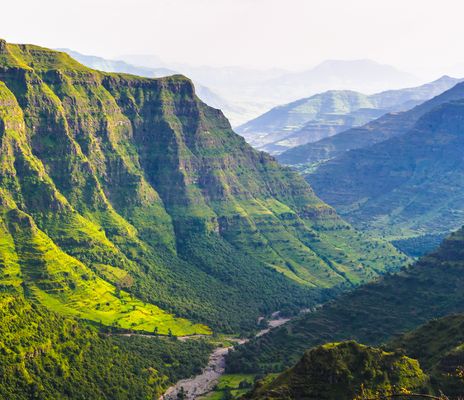 Berglandschaft in Äthiopien
