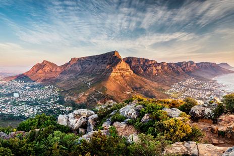 Blick auf den Tafelberg in Kapstadt