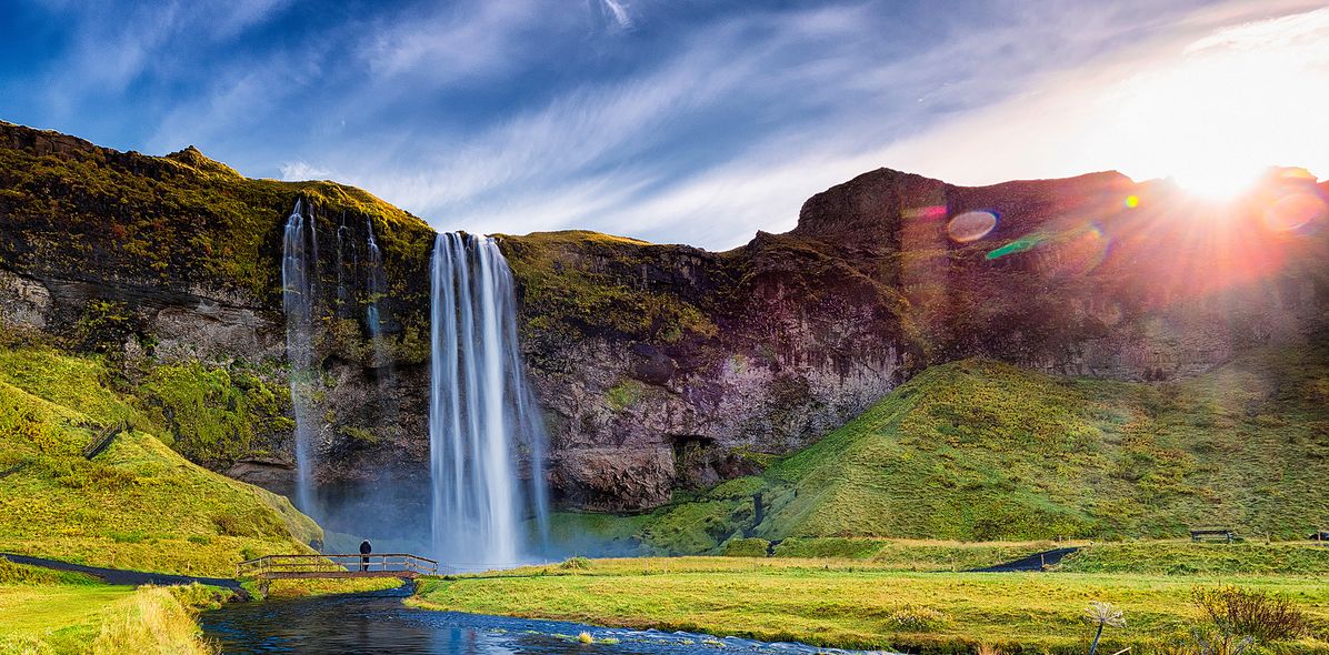 Wasserfall in Island