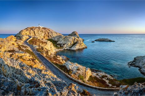 Leuchtturm auf der Insel Korsika
