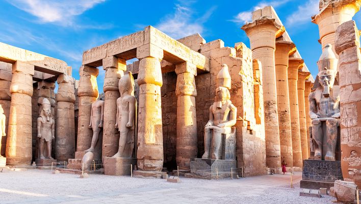 Tempel in Luxor in Ägypten
