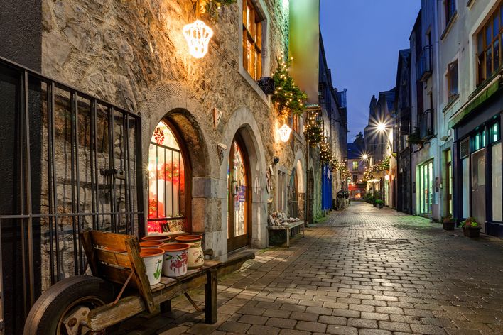 Blick in die Gassen von Galway