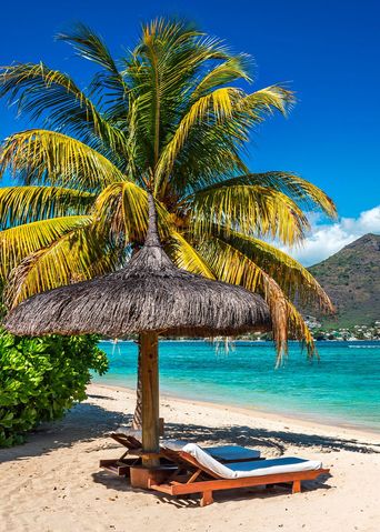 Strand auf Mauritius