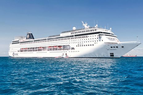 MSC Sinfonia auf hoher See