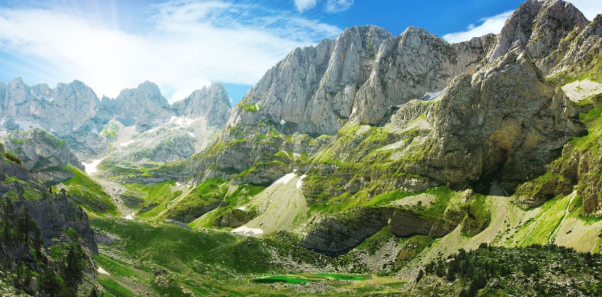 Alpenlandschaft in Albanien