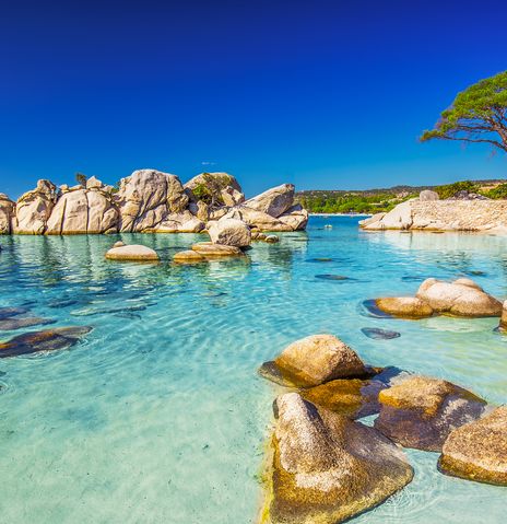 Strand auf der Insel Korsika