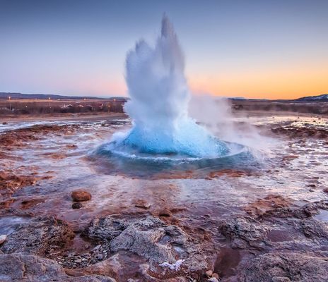 Geysir Strokkur in Island