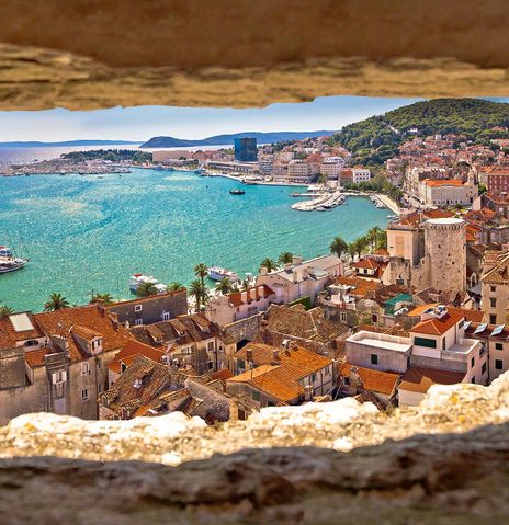 Blick auf Split