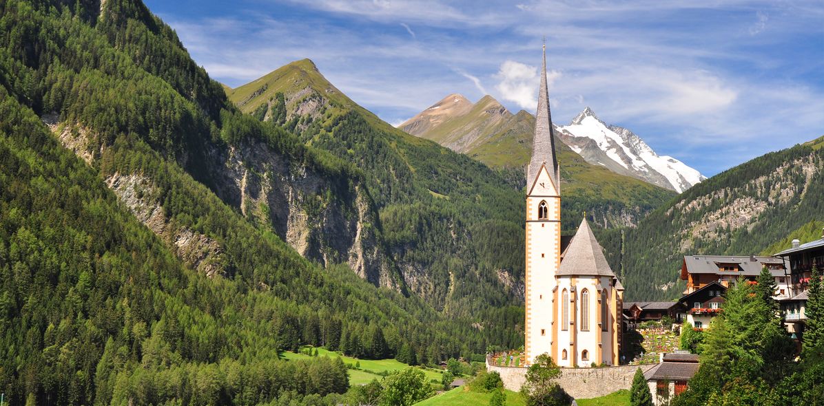 Kirche und Landschaft in Kärnten