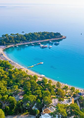 Strand an der Türkischen Riviera