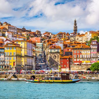 Blick auf die Stadt Porto in Portugal