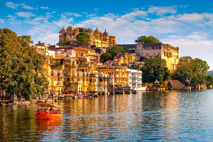 Blick auf Udaipur