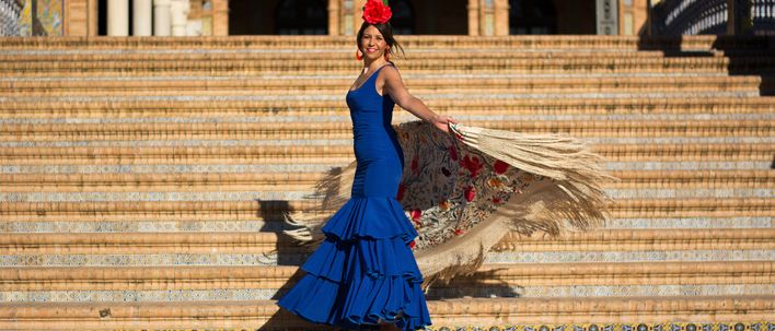 Flamenco-Tänzerin in Spanien