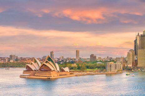 Blick auf das Sydney Opera House, Australien