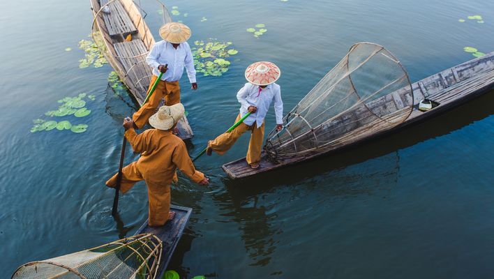 Fischer auf Inle See