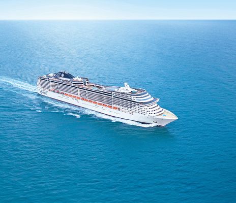 MSC Preziosa auf hoher See