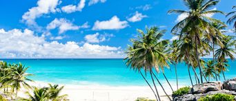 Strand auf der Insel Barbados