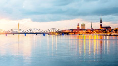 Blick auf Riga