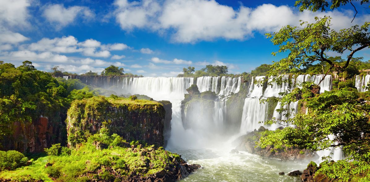 Die Iguazu-Wasserfälle in Argentinien