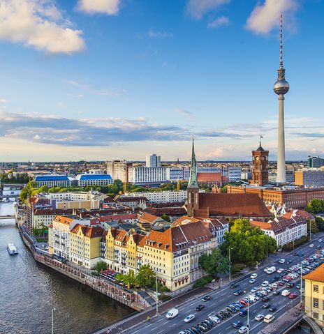 Blick auf Berlin von Oben