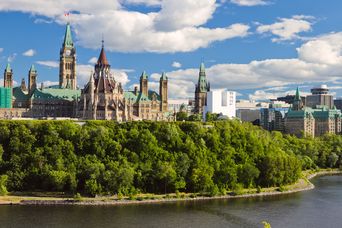 Blick auf Ottawa mit Parlament