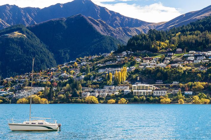 Blick auf Queenstown