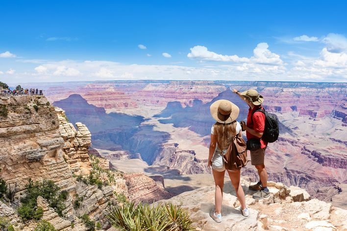 Paar im Grand Canyon Nationalpark