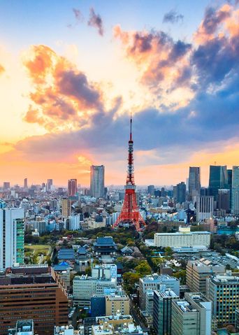 Skyline von Tokio