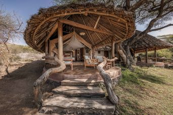 Luxus Zelt-Lodge bei einer Safari