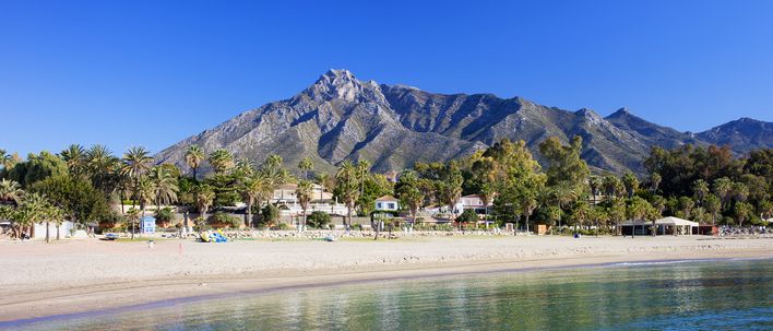 Strand in Andalusien
