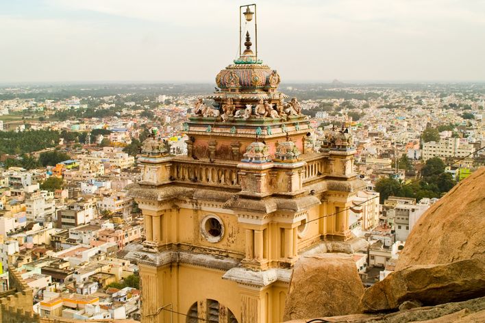 Stadt Trichy in Indien