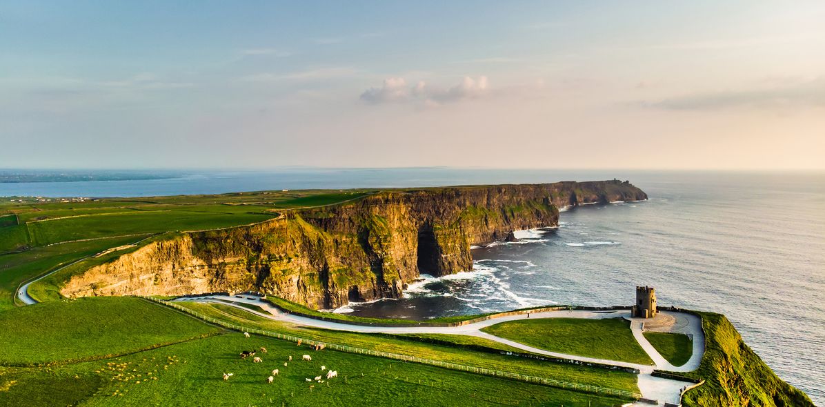 Blick auf die Klippen von Moher