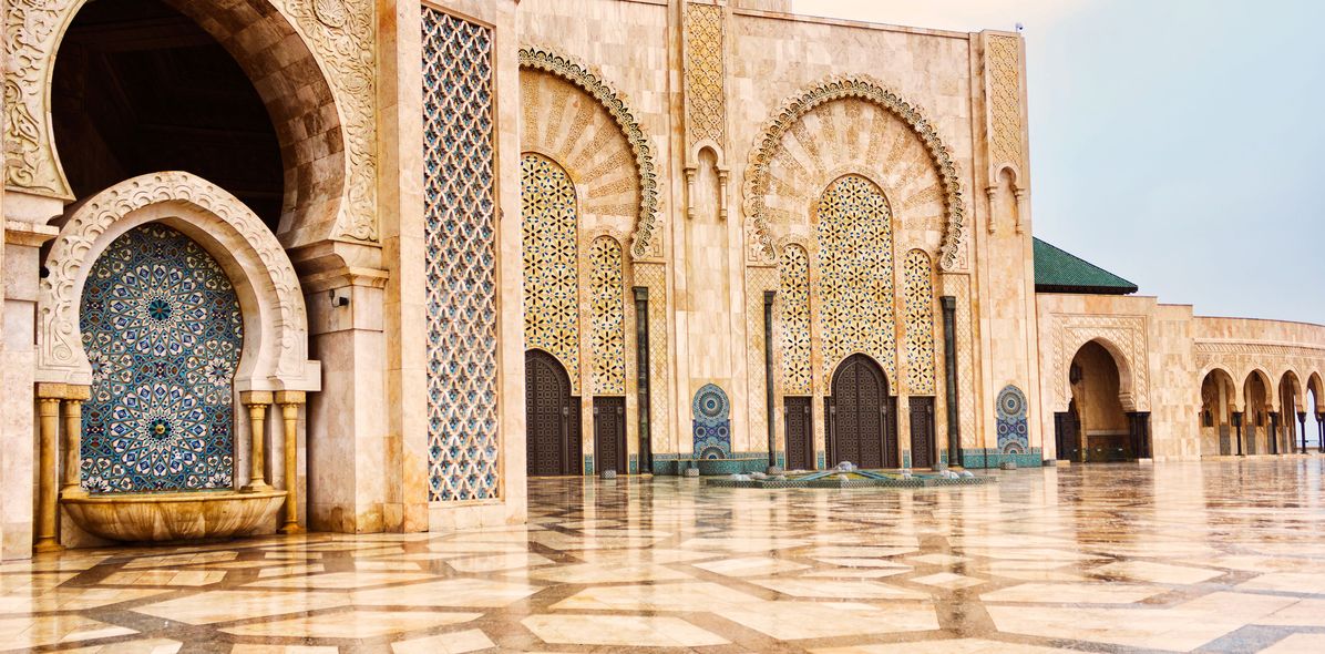 Moschee in Casablanca, Marokko