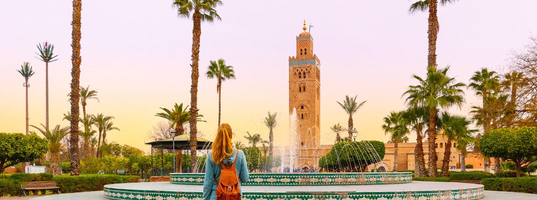 Frau in Marrakesch
